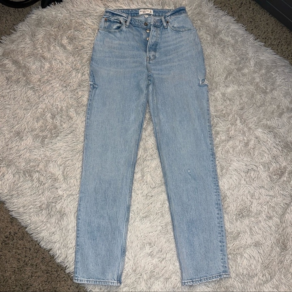 Abercrombie and fitch dad jeans